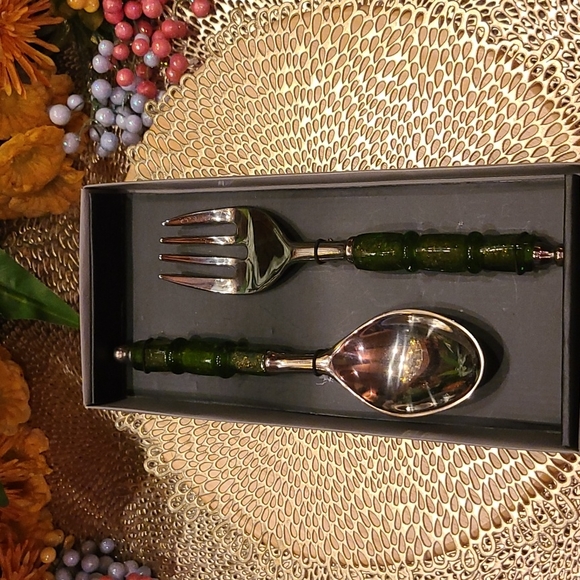 Artistic Accents Other - Artistic Accents Fork and Spoon Serveware Set
